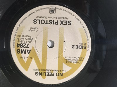 Lot 350 - SEX PISTOLS - GOD SAVE THE QUEEN 7" - ORIGINAL UK A&M COPY (AMS 7284)