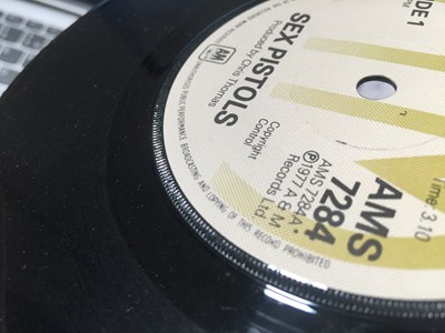 Lot 350 - SEX PISTOLS - GOD SAVE THE QUEEN 7" - ORIGINAL UK A&M COPY (AMS 7284)