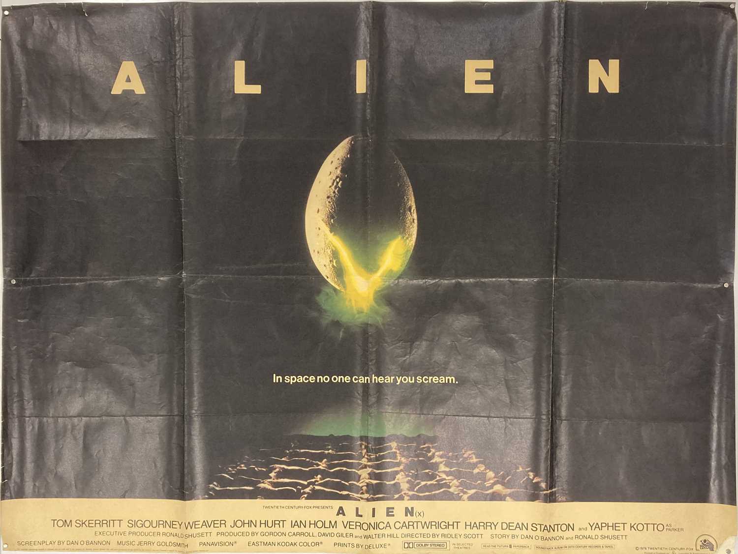Lot 29 - ALIEN UK QUAD POSTER 1979