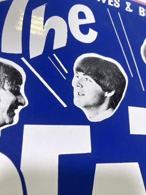 Lot 240 - THE BEATLES - AN ORIGINAL POSTER FOR THE GAUMONT, SHEFFIELD 1965.