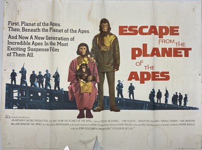 Lot 31 - ESCAPE FROM THE PLANET OF THE APES UK QUAD POSTER