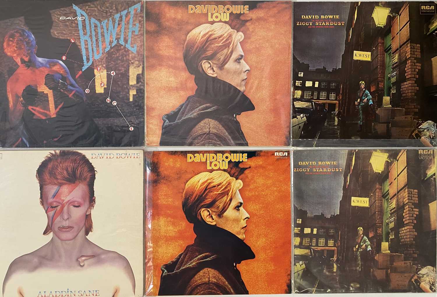 Lot 32 - DAVID BOWIE - LP PACK
