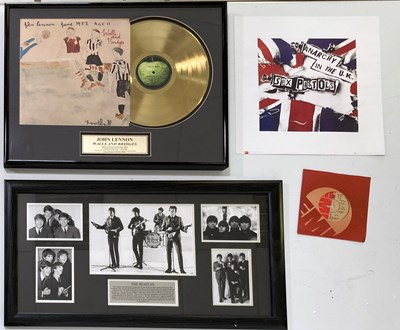 Lot 61 - ASSORTED MUSIC MEMORABILIA INC SEX PISTOLS.
