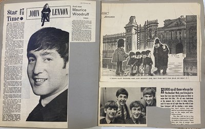 Lot 147 - THE BEATLES - FOUR NEMS SCRAPBOOKS.