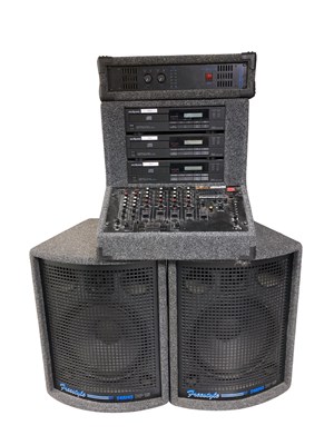 Lot 5 - PA SYSTEM EQUIPMENT (GEMINI, MATRIX, FREESTYLE ACOUSTICS.