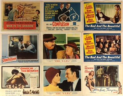 Lot 66 - 1950S / 1960S LOBBY CARDS - PAL JOEY / MAN IN THE SHADOW AND MORE