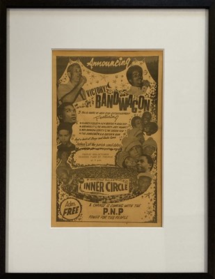 Lot 504 - EARLY BOB MARLEY CONCERT HANDBILL.