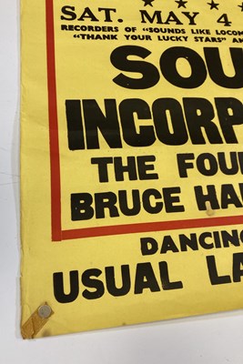 Lot 241 - THE BEATLES - A RARE ORIGINAL CONCERT POSTER FOR THE MEMORIAL HALL, NORTHWICH, 1963.
