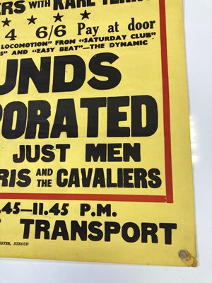 Lot 241 - THE BEATLES - A RARE ORIGINAL CONCERT POSTER FOR THE MEMORIAL HALL, NORTHWICH, 1963.