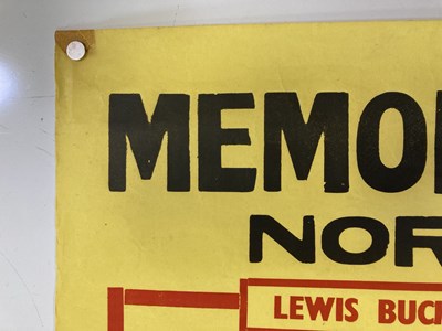 Lot 241 - THE BEATLES - A RARE ORIGINAL CONCERT POSTER FOR THE MEMORIAL HALL, NORTHWICH, 1963.