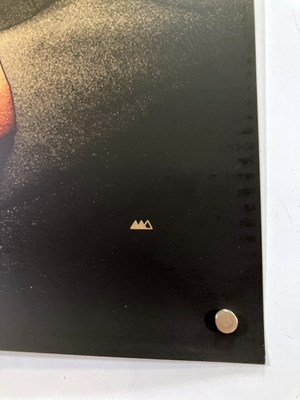 Lot 132 - DAVID BOWIE - THE MAN WHO FELL TO EARTH, MONDO FILM POSTER PRINT WITH COLOUR TITLE.