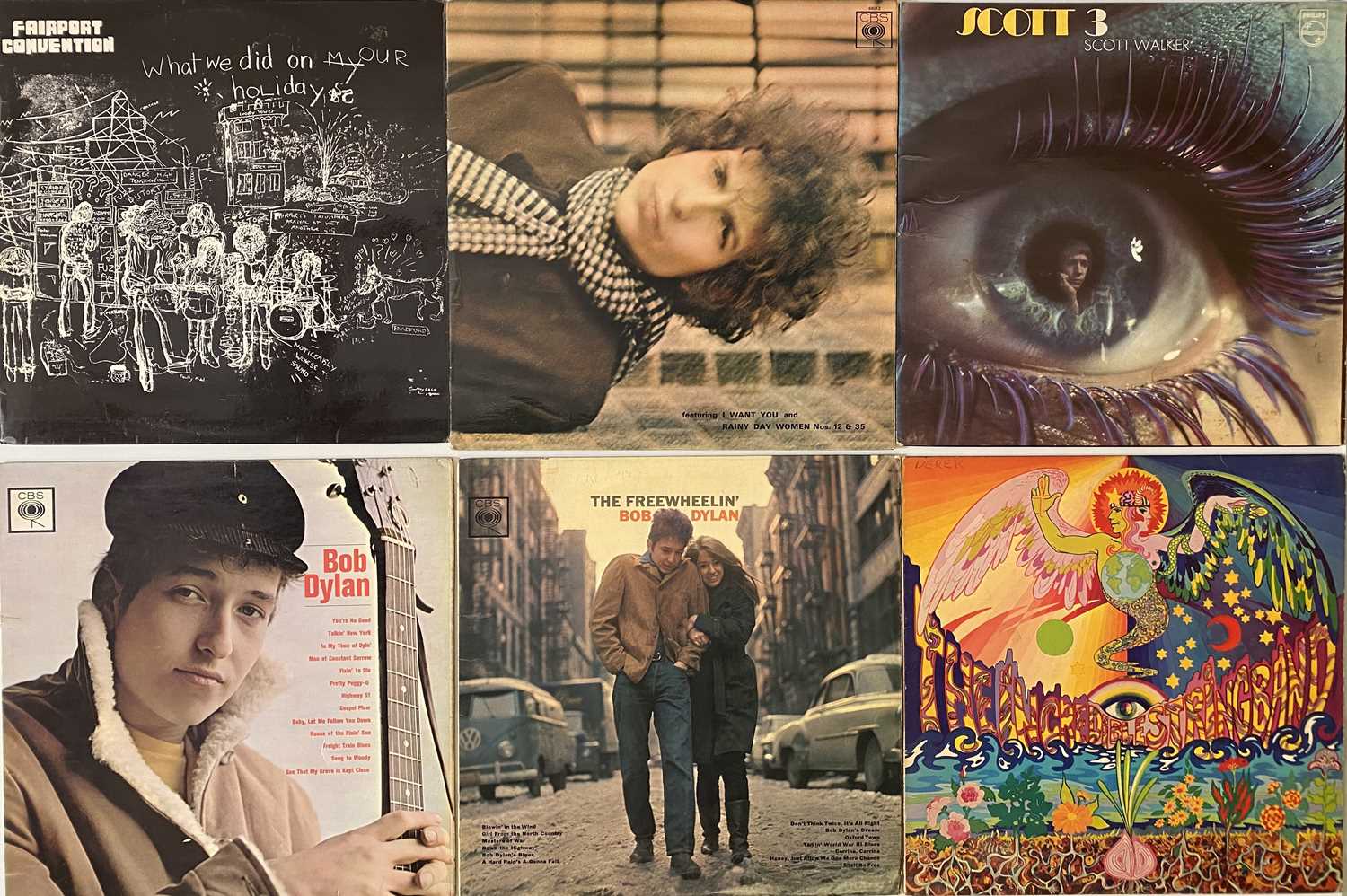 Lot 1013 - FOLK ROCK/ BOB DYLAN - LP COLLECTION