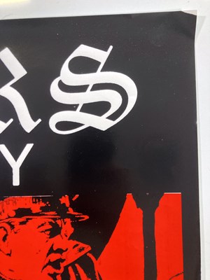 Lot 219 - THE CLASH FRIARS AYLESBURY POSTER - 1982 COMBAT ROCK TOUR.