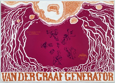 Lot 220 - VAN DER GRAAF GENERATOR - THE LEAST WE CAN DO.. PROMO POSTER.