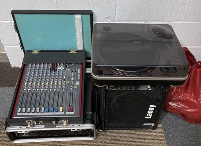 Lot 19 - FULL PA SET UP - BEHRINGER / RCF ETC.
