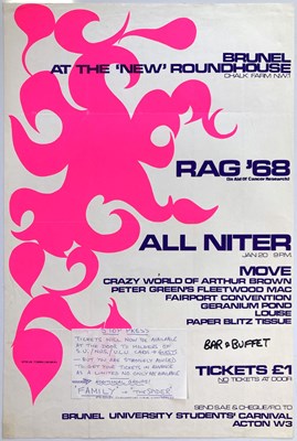 Lot 230 - 1968 FLEETWOOD MAC CONCERT POSTER.