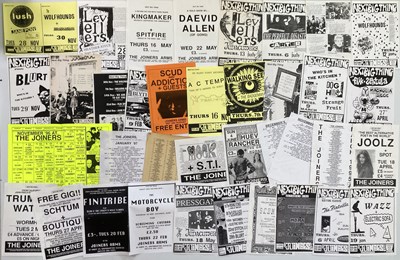 Lot 246 - 1990S CONCERT POSTERS AND PROMO SHEETS - THE JOINERS, SOUTHAMPTON.