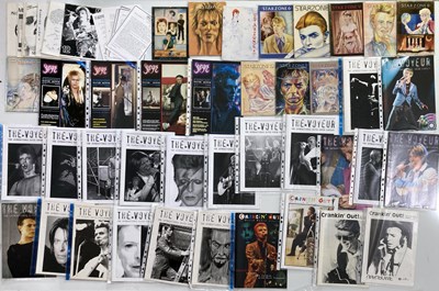 Lot 122 - DAVID BOWIE - FANZINE ARCHIVE.