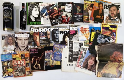 Lot 71 - MUSIC MEMORABILIA INC AC/DC WINE / MOTORHEAD BEER.