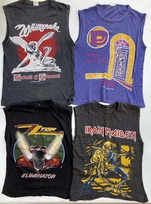 Lot 97 - ORIGINAL CUT OFF T-SHIRTS INC IRON MAIDEN/WHITESNAKE.