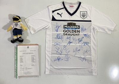 Lot 117 - PRESTON NORTH END SIGNED SHIRT.