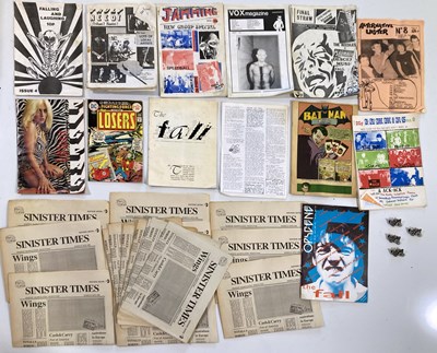 Lot 376 - THE FALL / MARK E. SMITH - PUNK  / NEW WAVE FANZINES OWNED BY MARK E. SMITH.
