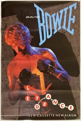 Lot 129 - DAVID BOWIE - LET'S DANCE BILLBOARD POSTER.