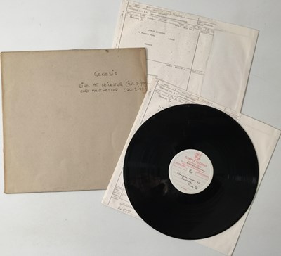 Lot 85 - GENESIS - LIVE AT LEICESTER/MANCHESTER - ORIGINAL 1973 DOUBLE LP TEST PRESSING (PHILIPS 6830 140/1)