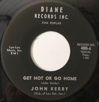Lot 28 - JOHN KERBY - GET HOT OR GO HOME 7" (US ROCKABILLY - DIANE 4000)