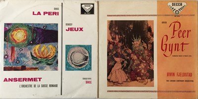 Lot 605 - ERNEST ANSERMET/ØIVIN FJELDSTAD - ORIGINAL UK DECCA STEREO EDITION LPs (SXL 2027 & SXL 2012)