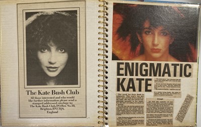 Lot 30 - KATE BUSH SCRAPBOOKS INC CONCERT PHOTOGRAPHS.