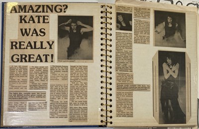 Lot 30 - KATE BUSH SCRAPBOOKS INC CONCERT PHOTOGRAPHS.