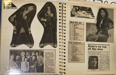 Lot 30 - KATE BUSH SCRAPBOOKS INC CONCERT PHOTOGRAPHS.