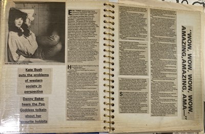 Lot 30 - KATE BUSH SCRAPBOOKS INC CONCERT PHOTOGRAPHS.