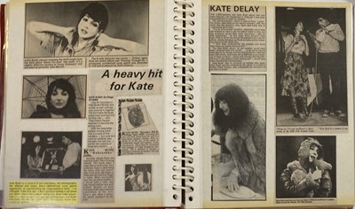 Lot 30 - KATE BUSH SCRAPBOOKS INC CONCERT PHOTOGRAPHS.
