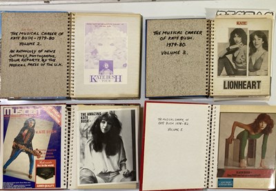 Lot 30 - KATE BUSH SCRAPBOOKS INC CONCERT PHOTOGRAPHS.