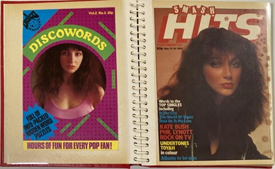 Lot 30 - KATE BUSH SCRAPBOOKS INC CONCERT PHOTOGRAPHS.