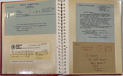 Lot 30 - KATE BUSH SCRAPBOOKS INC CONCERT PHOTOGRAPHS.