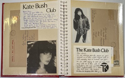 Lot 30 - KATE BUSH SCRAPBOOKS INC CONCERT PHOTOGRAPHS.