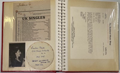 Lot 30 - KATE BUSH SCRAPBOOKS INC CONCERT PHOTOGRAPHS.