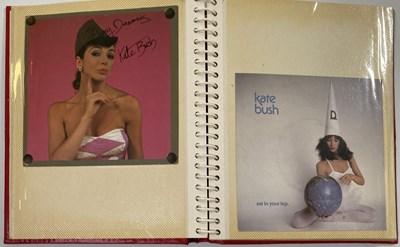 Lot 30 - KATE BUSH SCRAPBOOKS INC CONCERT PHOTOGRAPHS.