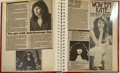 Lot 30 - KATE BUSH SCRAPBOOKS INC CONCERT PHOTOGRAPHS.