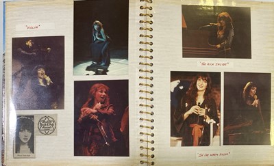 Lot 30 - KATE BUSH SCRAPBOOKS INC CONCERT PHOTOGRAPHS.