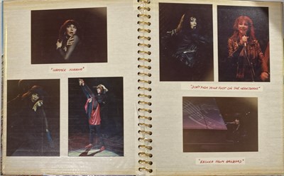 Lot 30 - KATE BUSH SCRAPBOOKS INC CONCERT PHOTOGRAPHS.