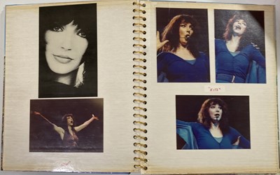 Lot 30 - KATE BUSH SCRAPBOOKS INC CONCERT PHOTOGRAPHS.
