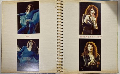 Lot 30 - KATE BUSH SCRAPBOOKS INC CONCERT PHOTOGRAPHS.