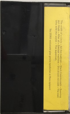 Lot 45 - DAVID BOWIE - THE MAN WHO SOLD THE WORLD CASSETTE (ORIGINAL 'DRESS COVER' - MERCURY 7142026).