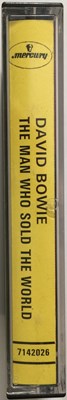Lot 45 - DAVID BOWIE - THE MAN WHO SOLD THE WORLD CASSETTE (ORIGINAL 'DRESS COVER' - MERCURY 7142026).
