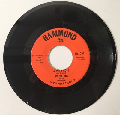 Lot 64 - JIM OERTLING - A WILD ROSE/ OLD MOSS BACK 7" (US ROCKABILLY - HAMMOND 267)
