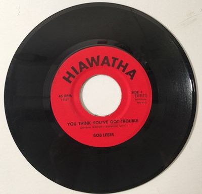 Lot 71 - BOB LEERS - YOU THINK YOU'VE GOT TROUBLE 7" (US ROCKABILLY)